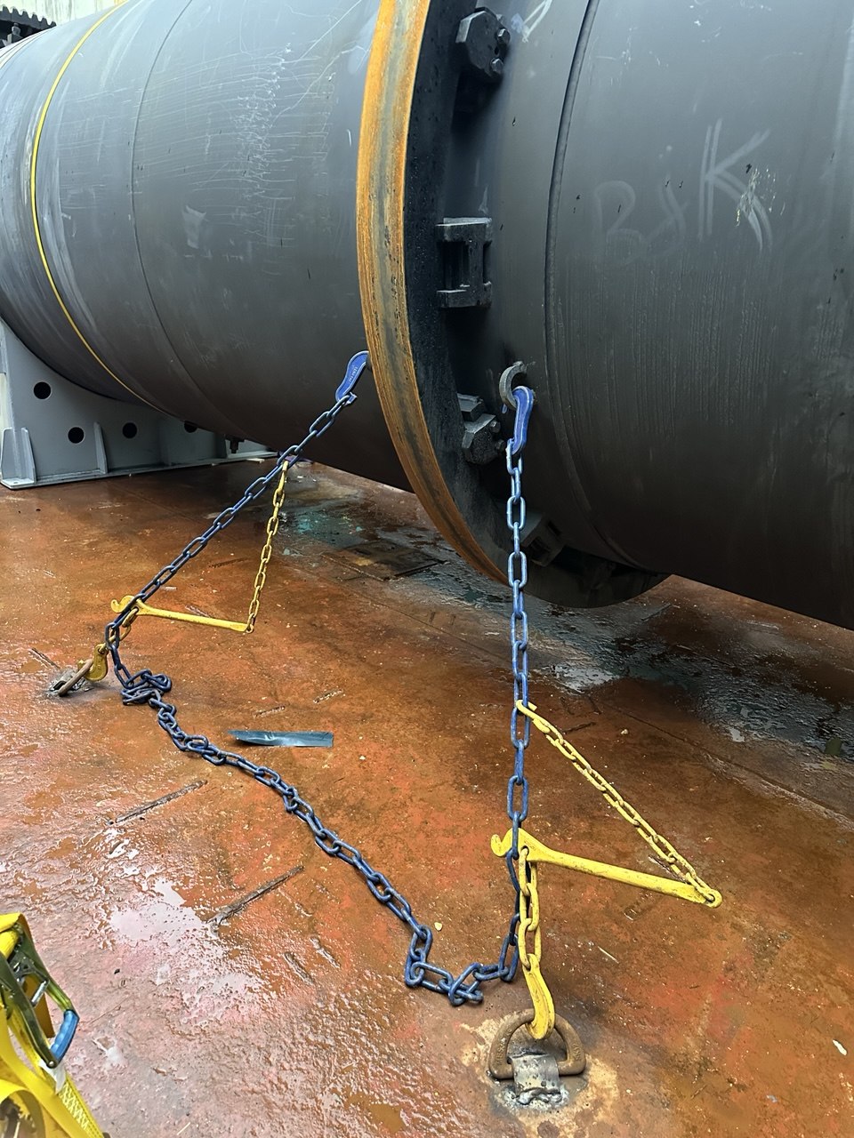 Beldeport Ağır Ekipman Lashing Uygulaması