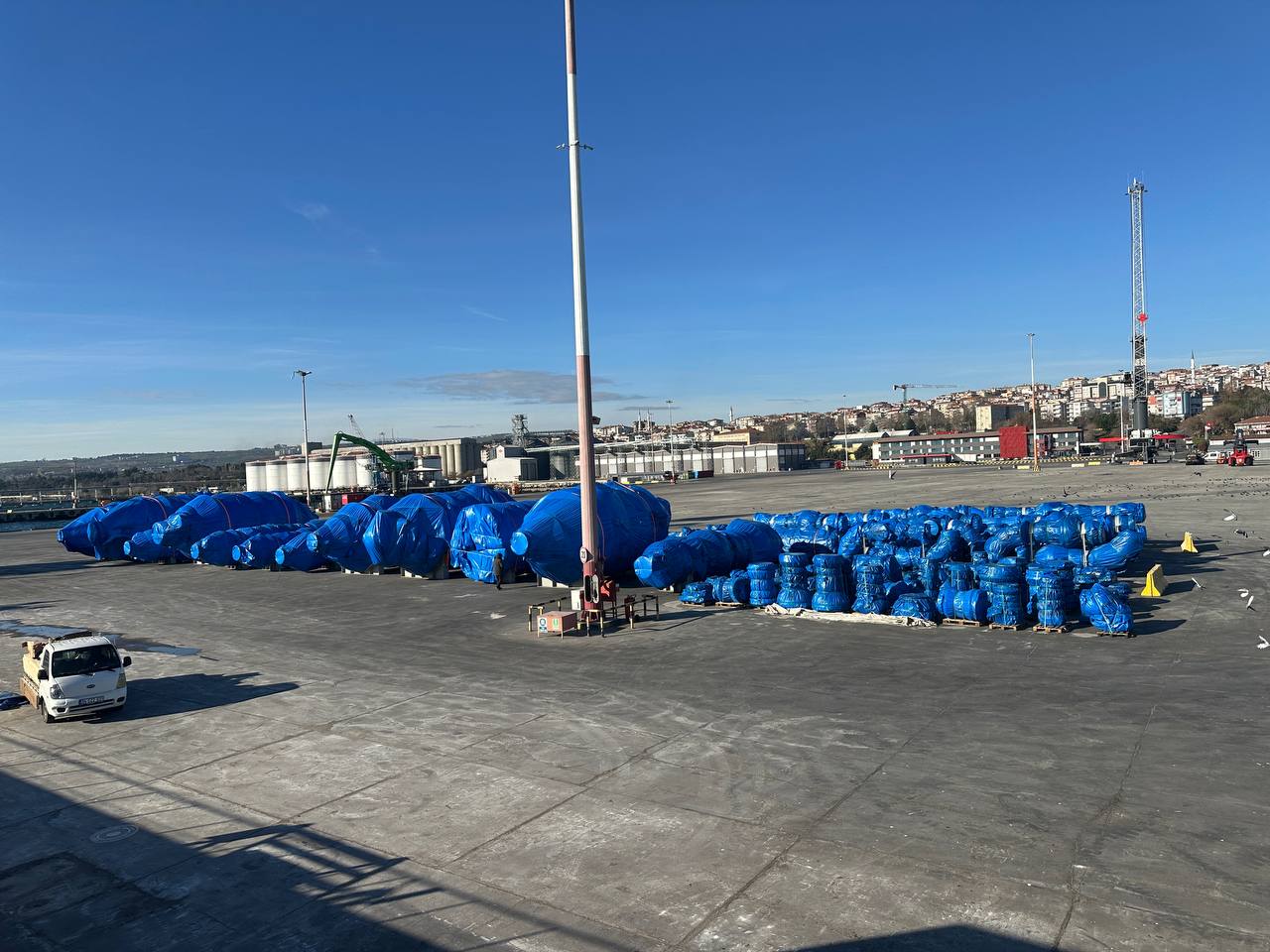 Ceyport limanında modüler proje yükü