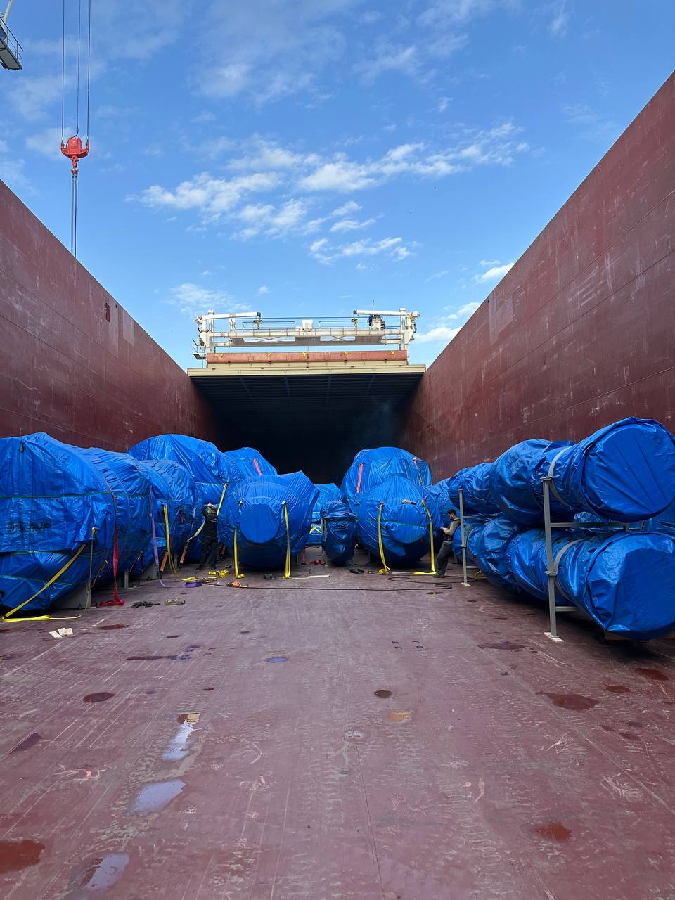 Ceyport operasyonunda lashing uygulaması