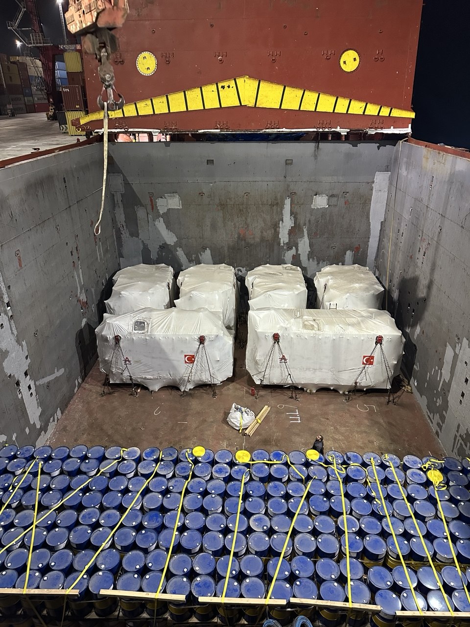 Gemlik Trafo Yükleme ve Gemi Proje Lashing Operasyonu