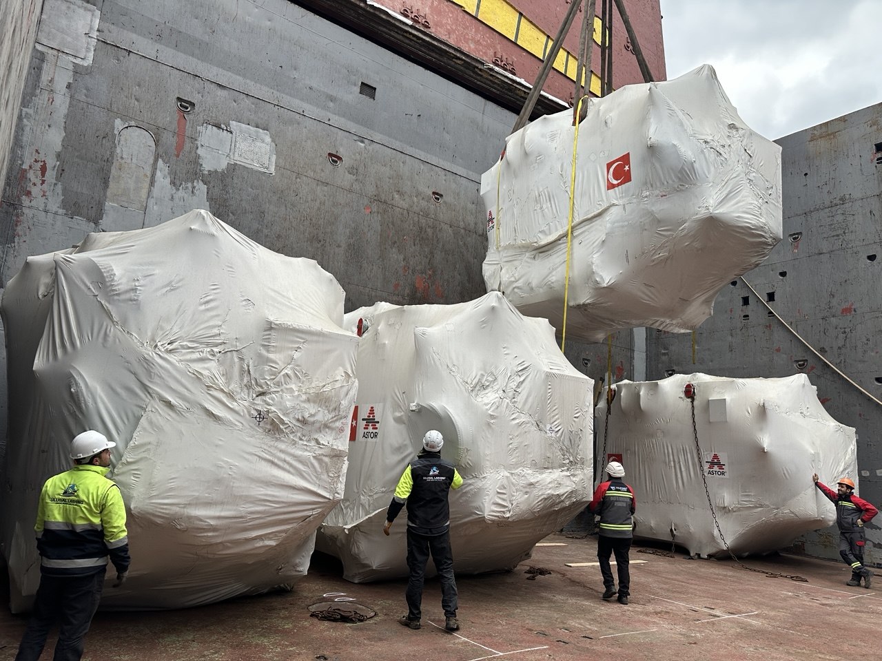 Trafo lashing ekipmanının final kontrolü