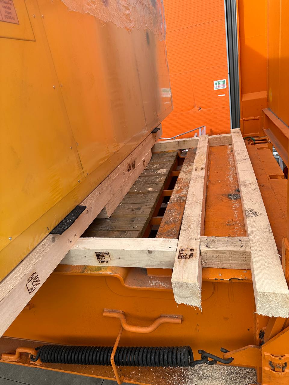 Dilovası flat rack lashing uygulaması