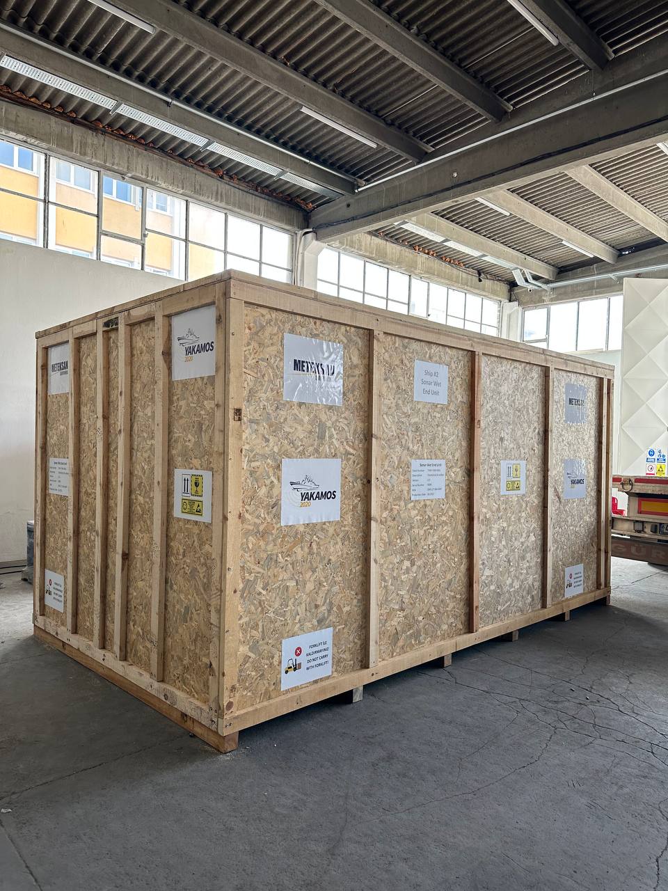 Sandıklama sonrası sevke hazır ürünler